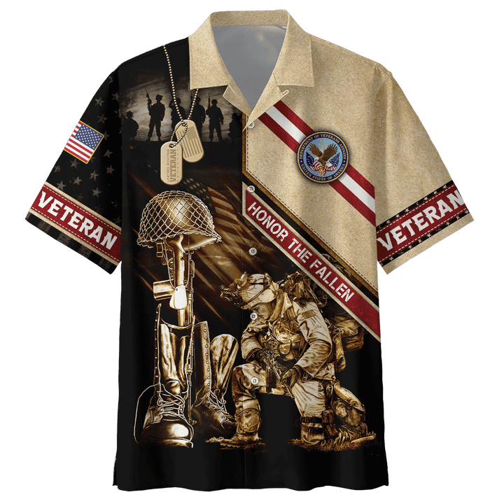 US Veteran - Honor The Fallen 3D All Over Printed Hawaii Shirt MH17082202 - VET
