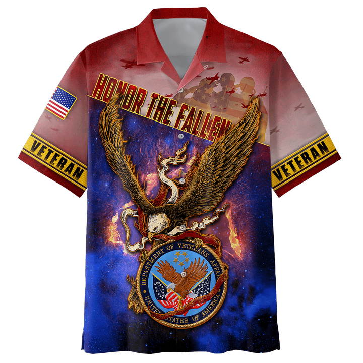 US Veteran - Flying Eagle Honor The Fallen Hawaiian Shirt TT300901-VET