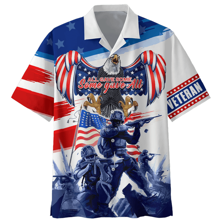 ALL GAVE SOME SOME GAVE ALL - HAWAII SHIRT WITH POCKET