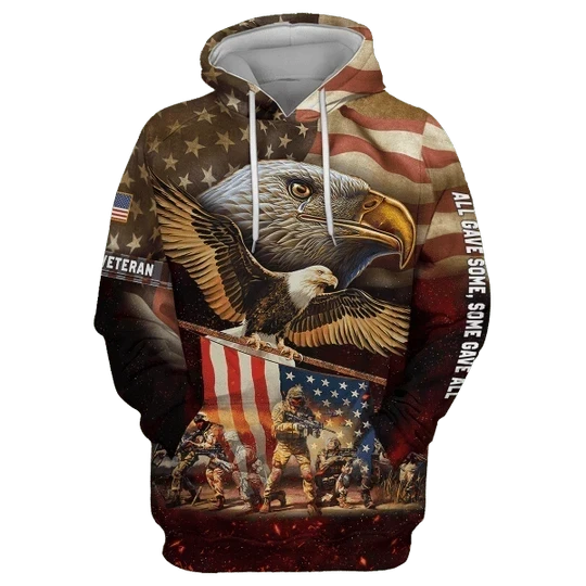 US Veteran - All Gave Some Some Gave All Unisex Hoodie MH28102202 - VET