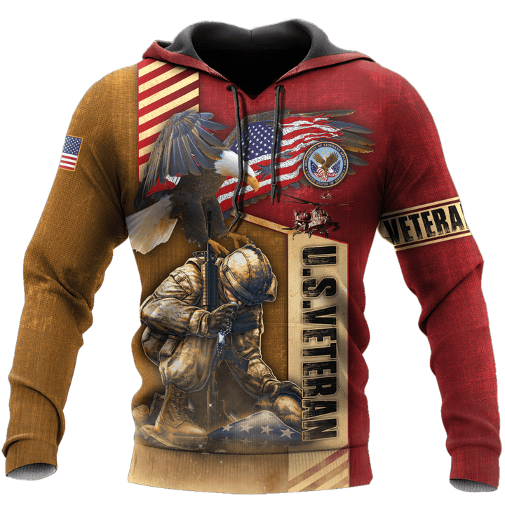US Veteran - Never Forger Our Fallen Heroes 3D All Over Printed Unisex Hoodie MH22082202 - VET