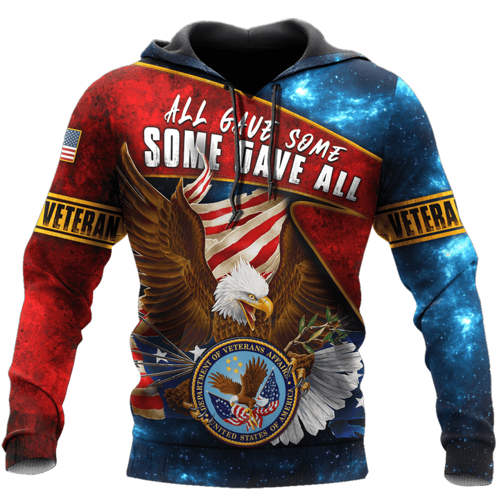 US Veteran - All Gave Some Some Gave All 3D All Over Printed Unisex Hoodie MH23082201 - VETs
