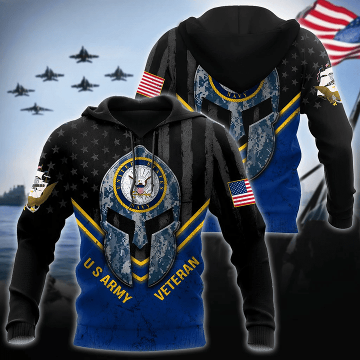 Spartan Soldier US Navy 3D All Over Printed Shirt Hoodie Pi20082002