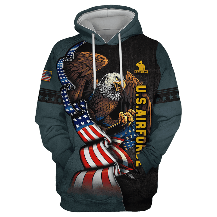ALL GAVE SOME SOME GAVE ALL - US AIR FORCE HOODIE WITH POCKET