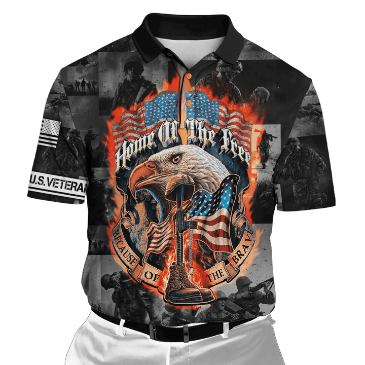 US Veteran - Home Of The Free Because Of The Brave Unisex Shirts MH11102201 - VET
