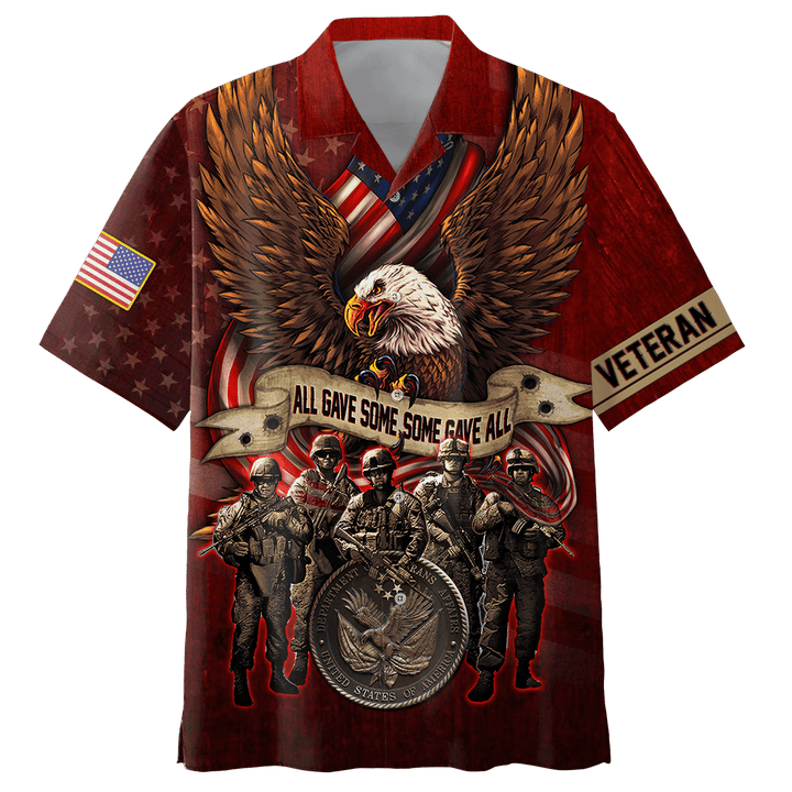 US Veteran - All Gave Some Some Gave All Unisex Shirts MON16082201-VET