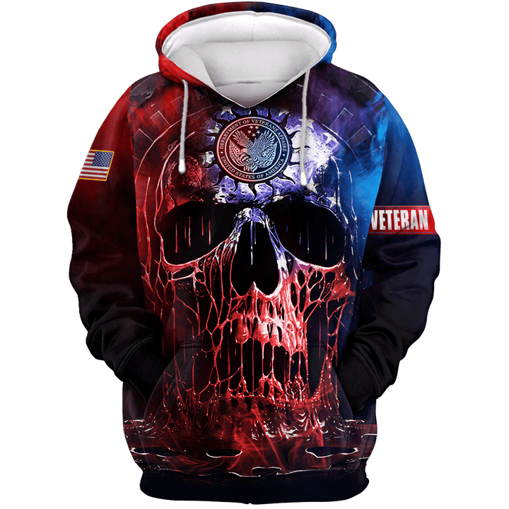 US Veteran - Skull Unisex Shirts MON04102201-VET