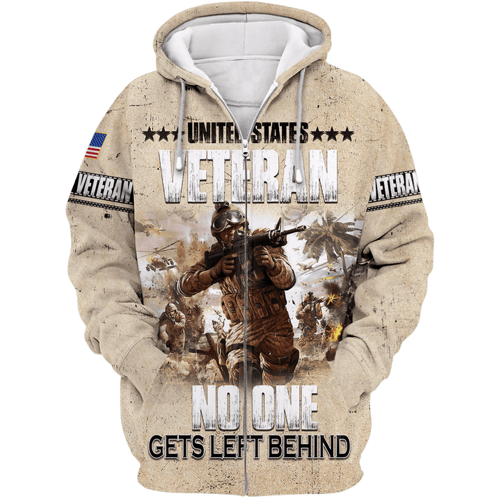 US Veteran - No One Gets Left Behind Unisex Shirts TT051001-VET
