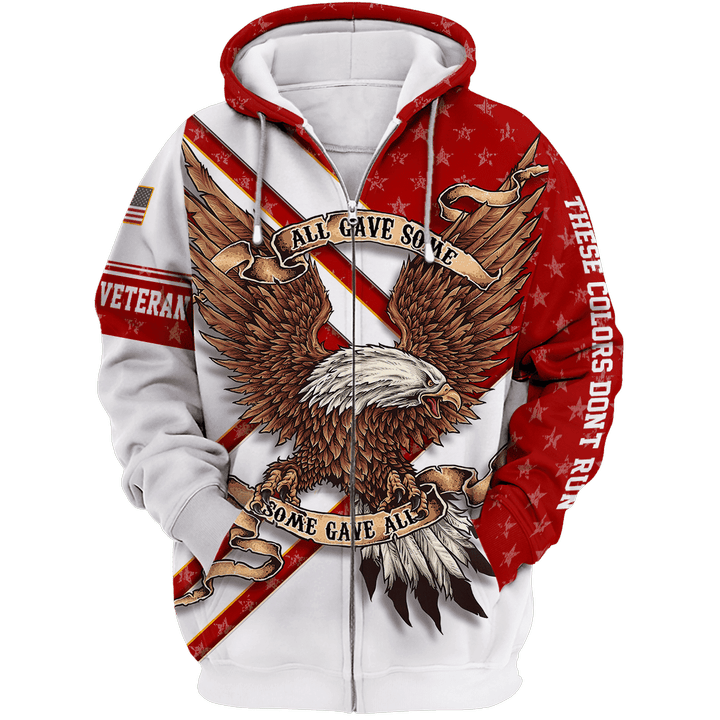 ALL GAVE SOME SOME GAVE ALL - Zip Hoodie