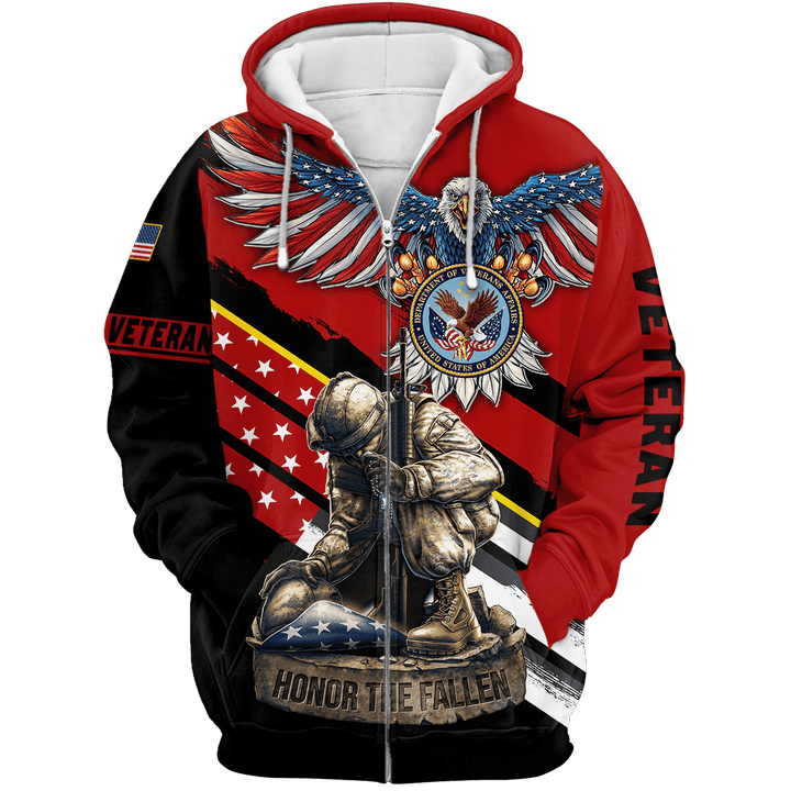 US Veteran - All Gave Some Some Gave All 3D Unisex Zip Hoodie MH30092201 - VET