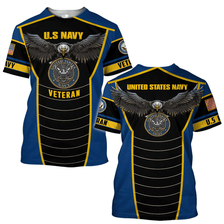 U.S Navy veteran Eagle Pride design 3d print shirts VP20012102