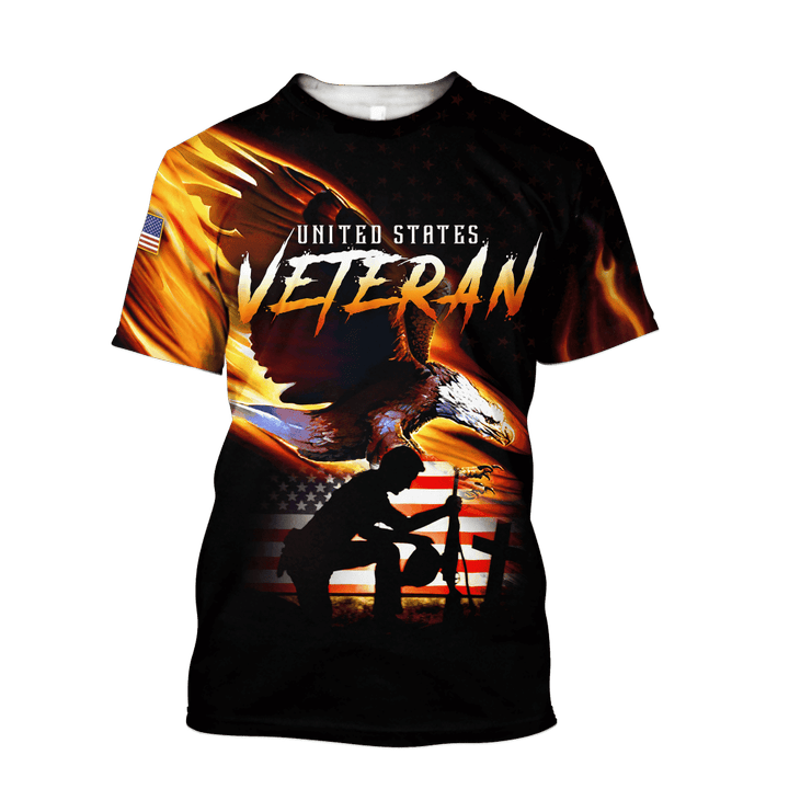 US Veteran - Honor The Fallen 3D All Over Printed T-Shirt MH29082202 - VET