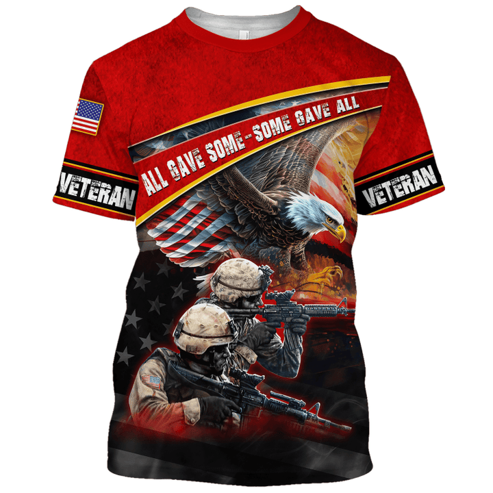 US Veteran - All Gave Some Some Gave All - T-Shirt