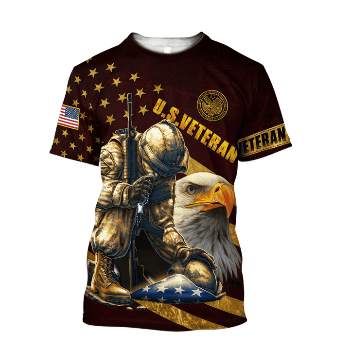 US Veteran - Honor The Fallen 3D T-Shirt MON10102201-VET