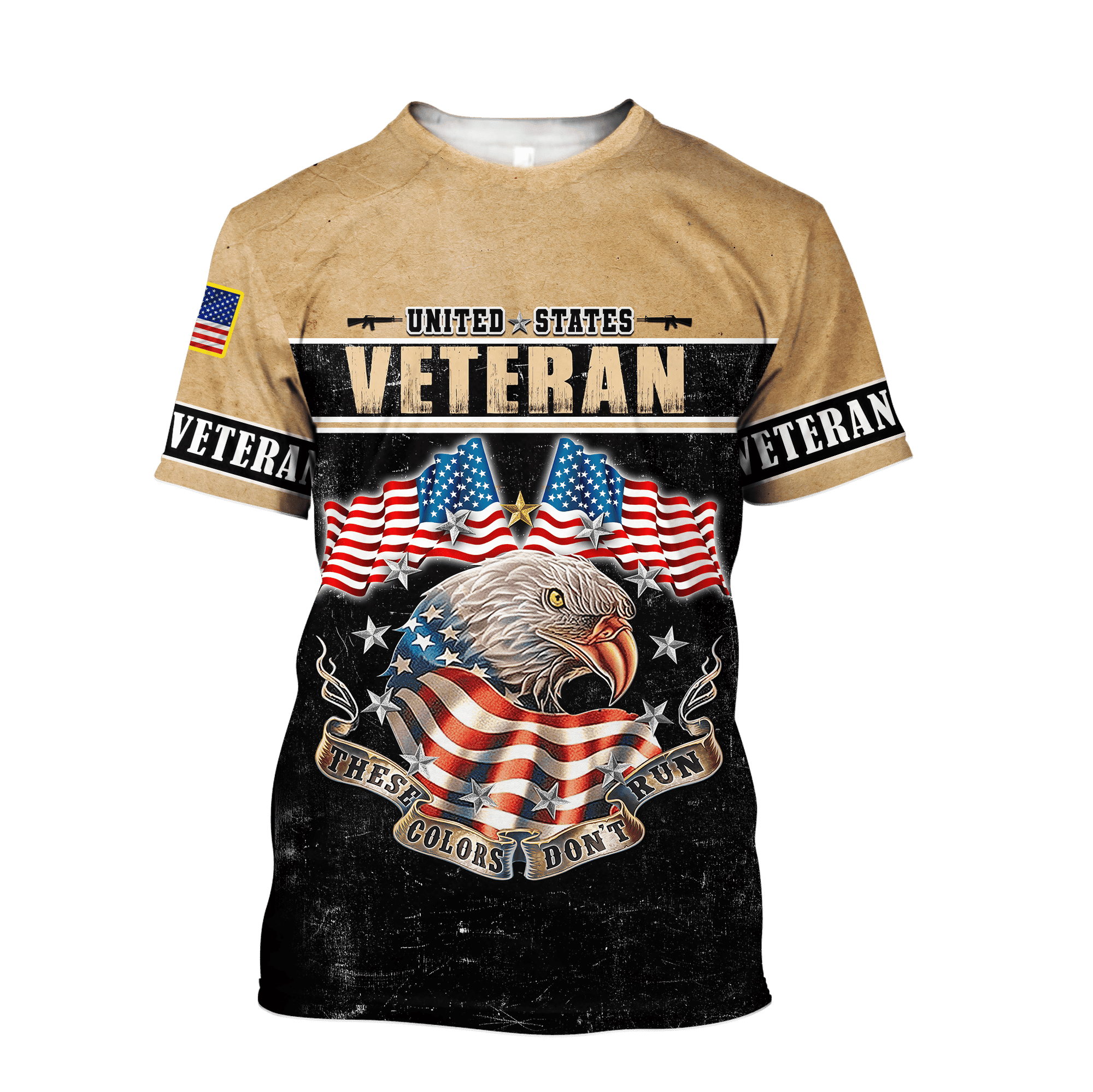 US Veteran - These Color Don't Run Unisex T-Shirts TT121001-VET