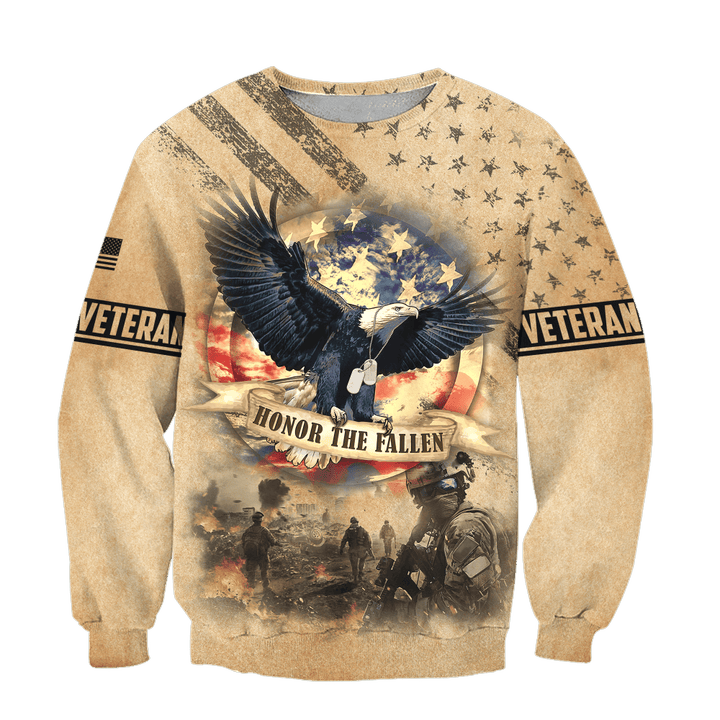 US Veteran - Eagles American Honor The Fallen Unisex Sweatshirts MH03102201 - VET