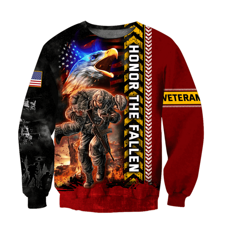 Honor The Fallen - U.S Veteran Unisex Sweatshirt MH05082201 - VET