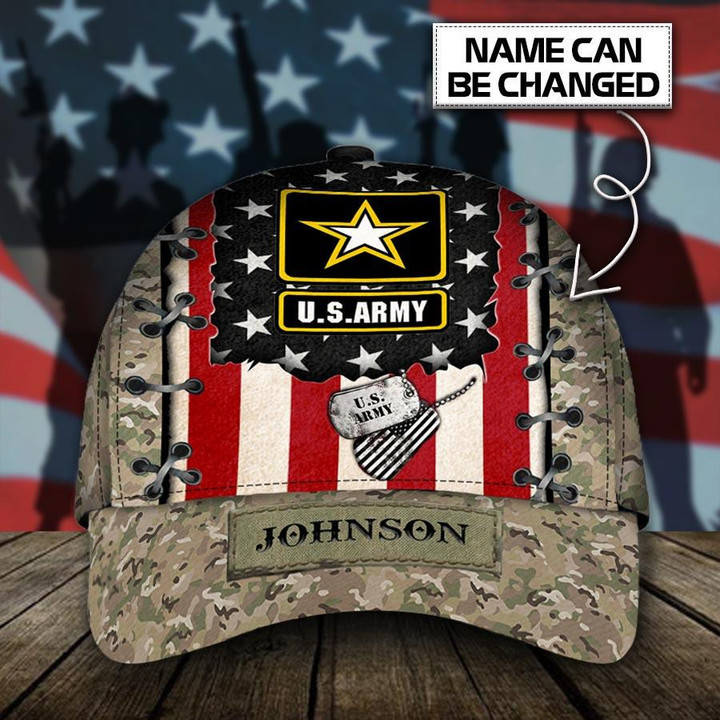 Customized Name United States Army Classic Cap