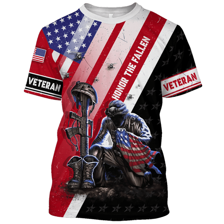 US Veteran Honor The Fallen - Polo With Pocket