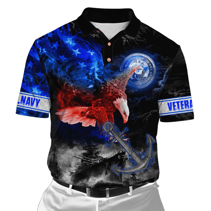 All Over Printed U.S Navy Veteran Unisex Shirts MON28072202- NA