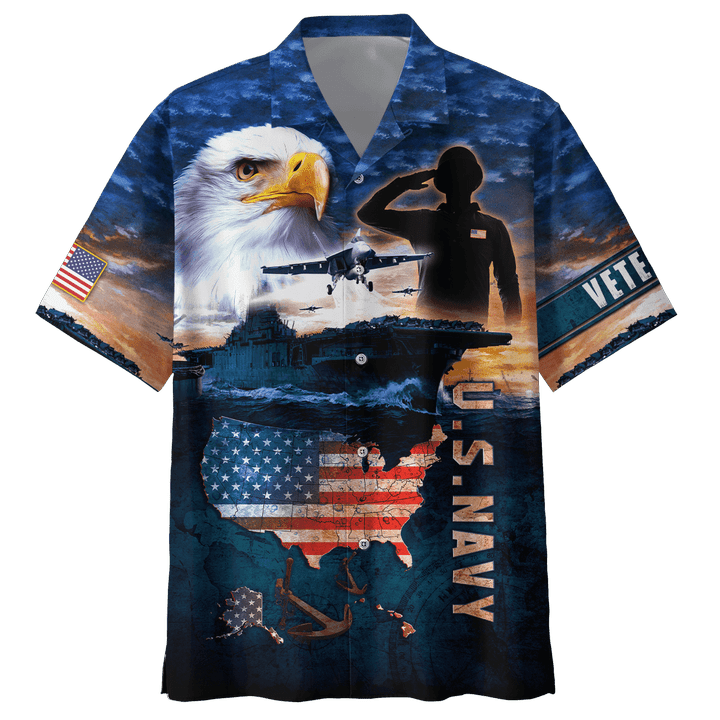 Eagle US Navy 3D All Over Printed Unisex Shirts MH29072201- NA
