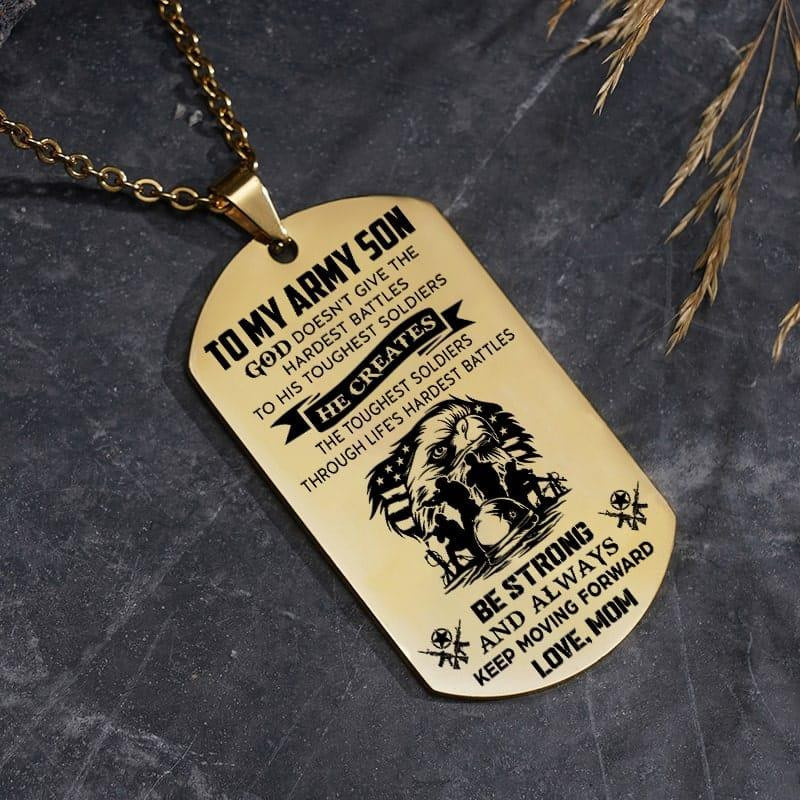 Dogtag from mom to son - My heart is always with you