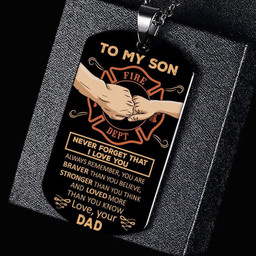 Pendant from father to son - "I am proud that you are my son"
