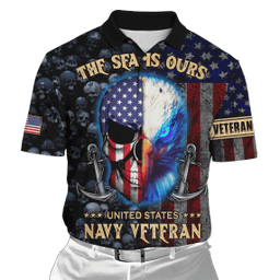 Eagle US Navy Veteran 3D All Over Printed Unisex Shirts MH02082201 - NA