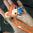 3D Creative animation trend killer key chain and women chucky Child's Play key chain pendant bag car pendant small accessories