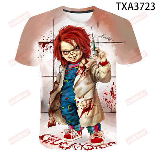 2020 New Chucky Summer T-shirt Men Women Children 3D Printed T shirts Fashion Casual Boy Girl Kids Short Sleeve Cool Tops Tee