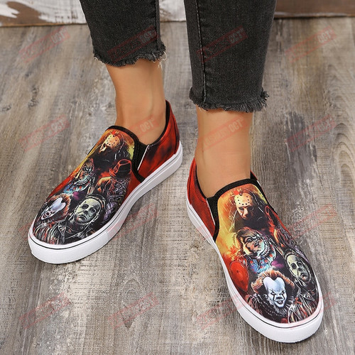 Slashers Sneakers - Low Cut Slip-on Casual Shoes