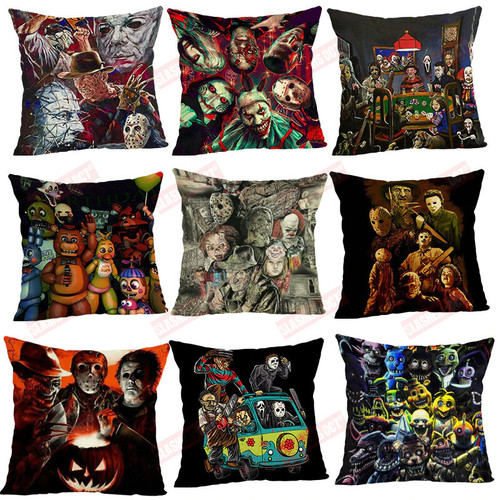 Horror Movie Character Pillow Covers