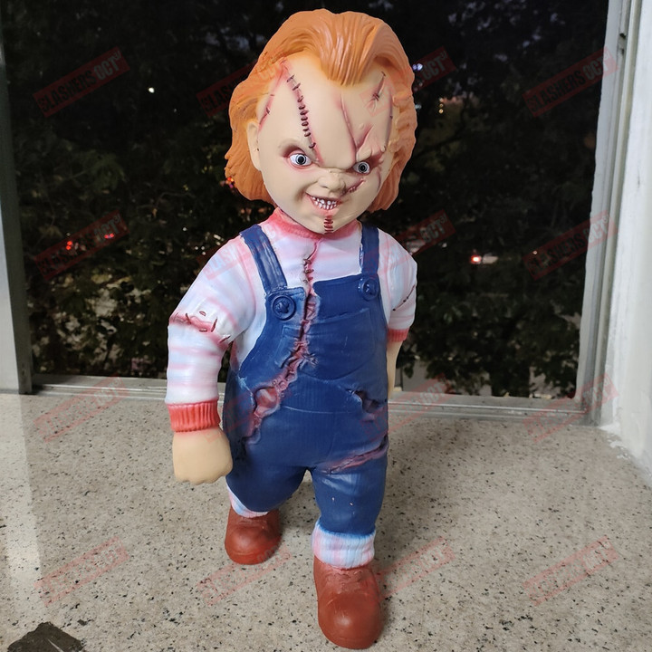 Seed of Chucky Doll Collection Figure1:1 Scale Chucky Replica Horror Figurine Child's Play Good Guys Chucky Halloween Prop