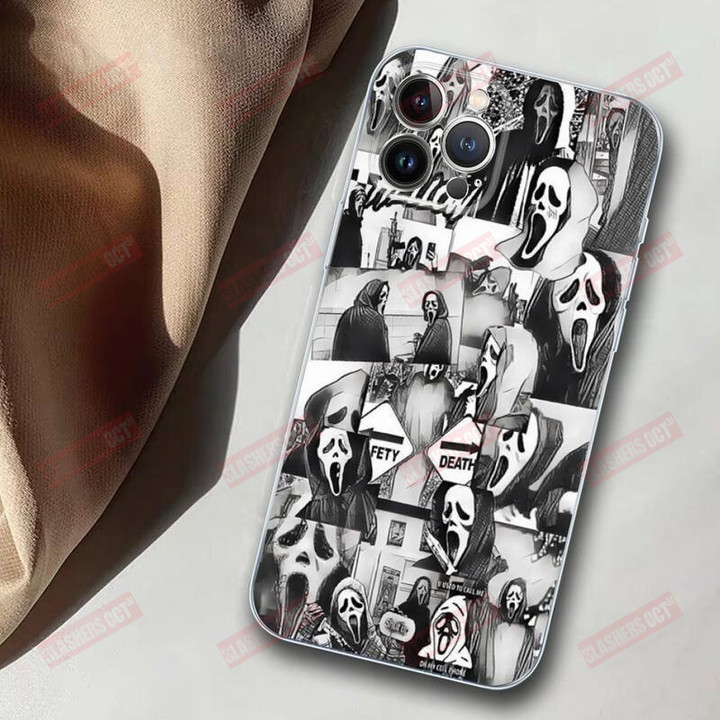 Ghostface horror Scream art pattern Phone Case for iPhone 11 12 13 Mini Pro Max 8 7 6 6S Plus X 5 SE 2020 XR XS Case shell