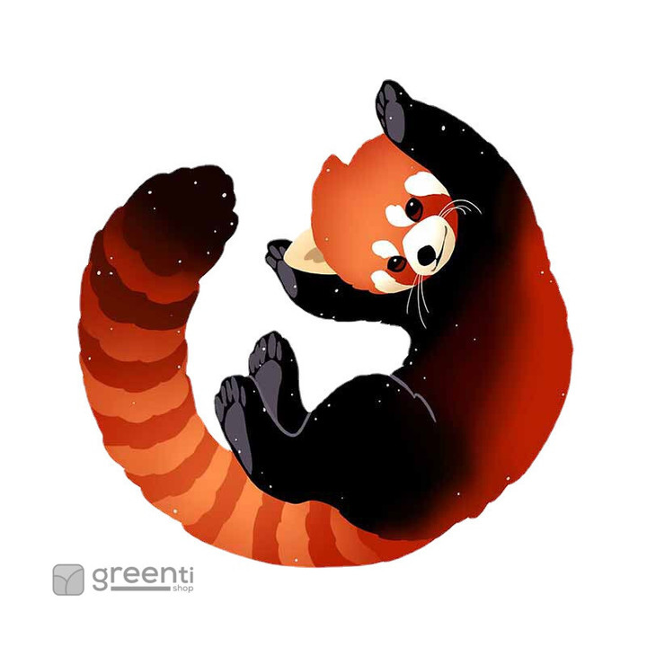 OFK Red Panda Vinyl Car Stickers Anime Decor