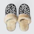 Cow Print House Slippers