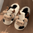 Cute Cow Animals Women's Slippers