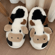 Cute Cow Animals Women's Slippers