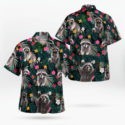 Raccoon Hawaii shirt