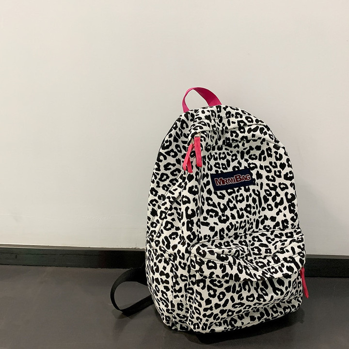 Backpack Cow Print Pattern