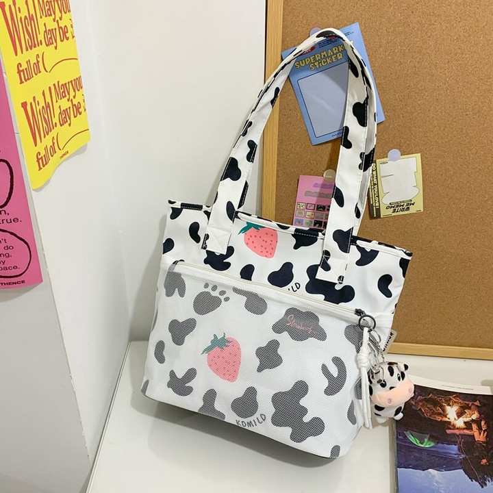 Cute Cow Design Bookbag