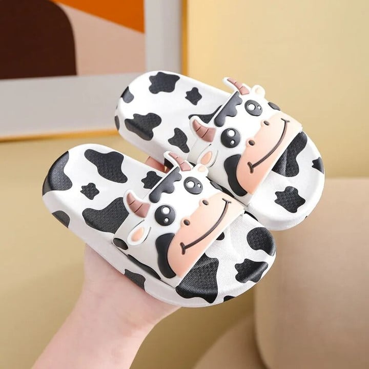 Cow Kids Slippers.
