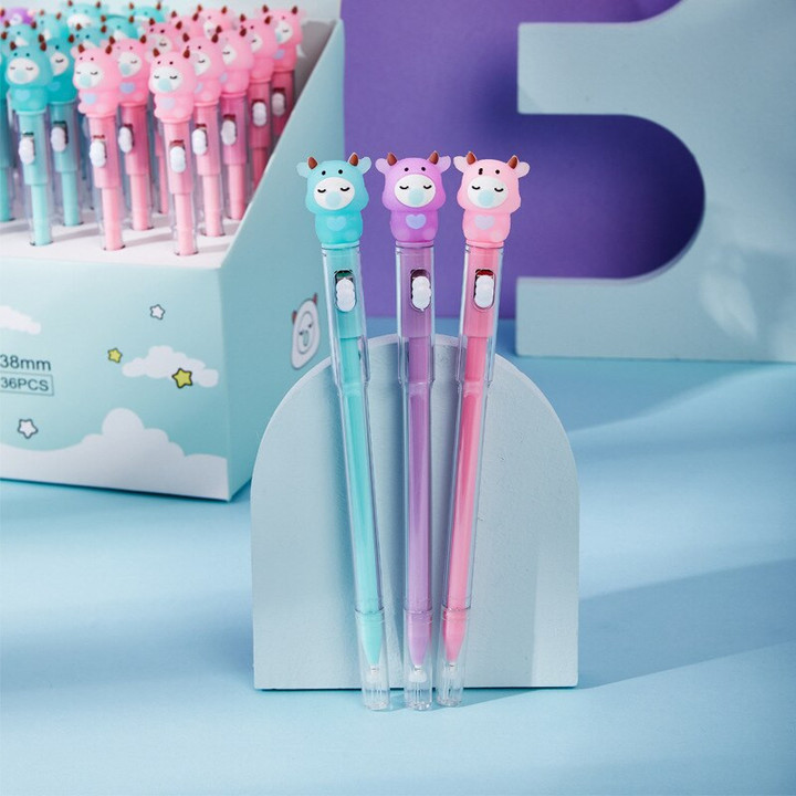 Cow Gel Pens with Light