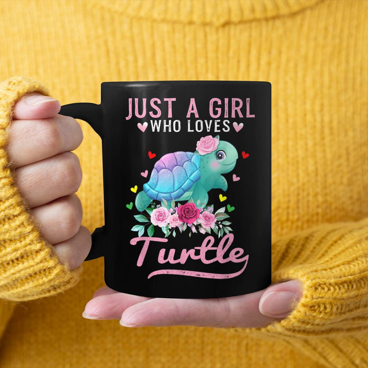 Girl who loves Turtle Mug