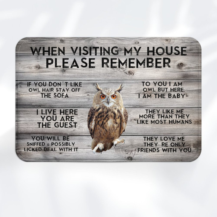 Owl Premium Door Mat