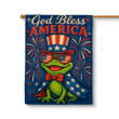 4th of July House Flags for Outdoor Decoration