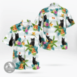 Black Cat Tropical Hawaiian Summer Shirt