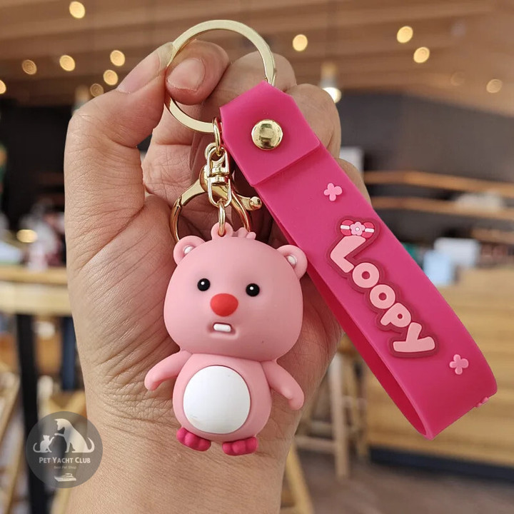 Beaver Cartoon Key Chain