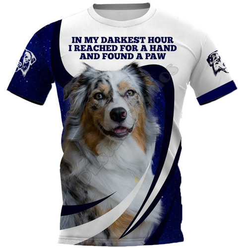 PLstar Cosmos Australian Shepherd 3D Printed t-shirt Harajuku Streetwear T shirts Funny Animal Men For Women Short Sleeve 09