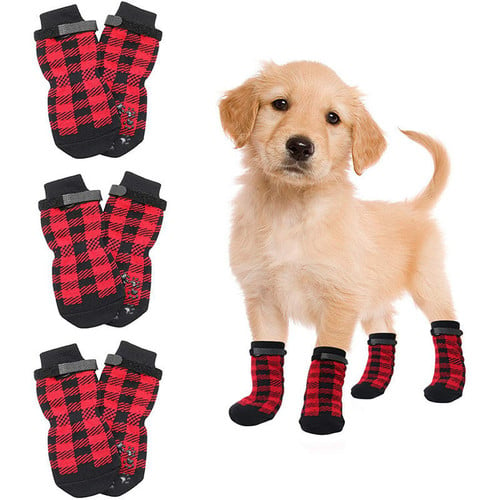 Anti-Slip Paw Dog Socks